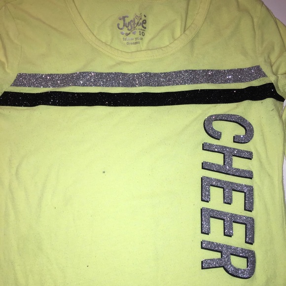 Justice Cheer Long Sleeve Tee Shirt - Picture 2 of 7